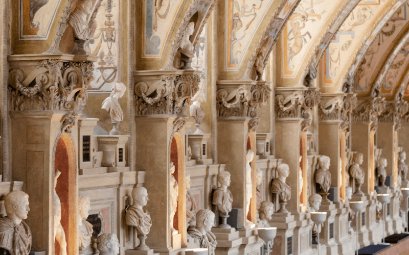 Interior da Residenz, em Mundique, uma das maiores cidades da Alemanha