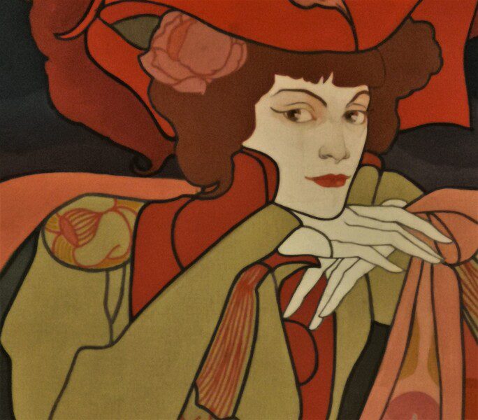 Historia da maquiagem Art Nouveau