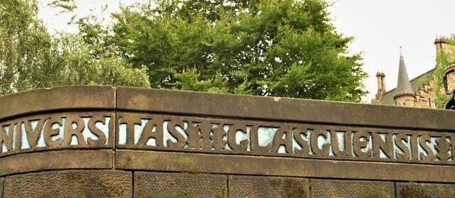 muro da Universidade de Glasgow