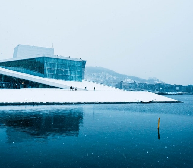 paisagem em um dos paises nordicos