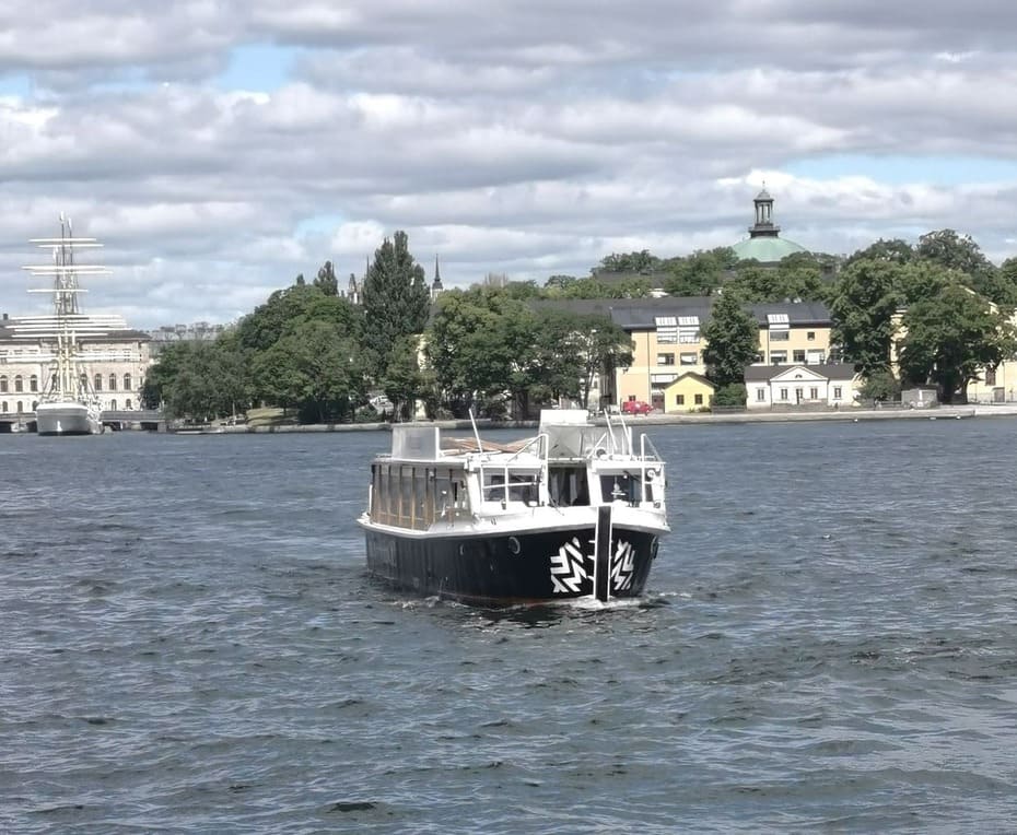 barco da Fotografiska, em Estocolmo